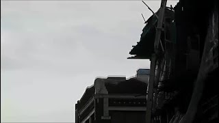 New video shows moments after building collapse in downtown Cincinnati