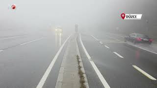 Yoğun Sis Bolu Dağı’nı Kapladı