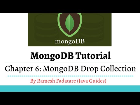 MongoDB Tutorial 6 MongoDB Drop Collection