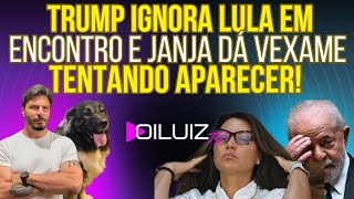 VERGONHA MUNDIAL: Donald Trump ignora Lula em encontro e Janja dá vexame tentando aparecer!