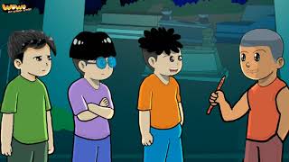 Download lagu Kartun lucu Wowo ujian di bantu hantu bodoh ~ Animasi keluarga Wowo mp3