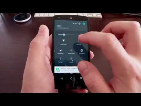 Android 5.0 Lollipop Notification & Quick Toggles Bar - Android Galaxy Greece