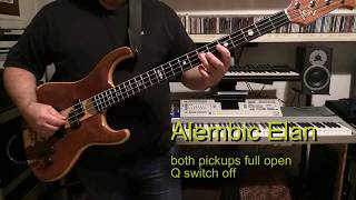 Video thumbnail for Bass Cover - David Bowie - Absolute Beginners - with Alembic Elan bass by Luke Basskey