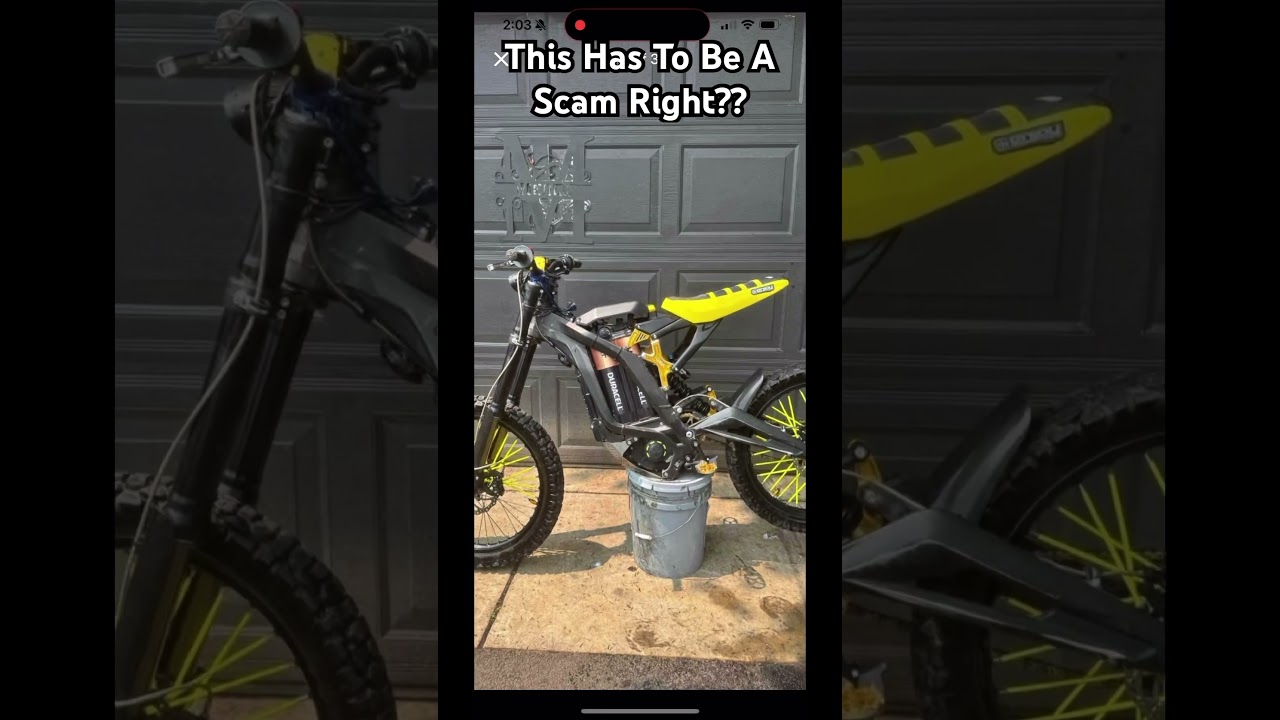 This Has To Be A Scam Right?? #surron #surronlightbee #talaria #facebookmarketplace #bike #emoto