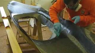 Hand-Laying Carbon Fiber