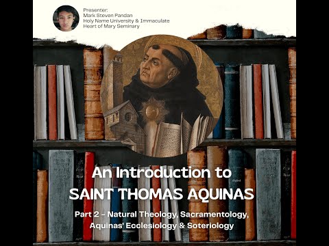 ZoomTalk - Life and Thoughts of Saint Thomas Aquinas by Mark Steven Pandan - Part 1