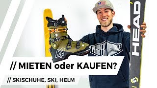 Ski Equipment KAUFEN oder LEIHEN / mieten?