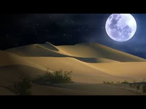 Howling Desert Wind With & Moon 2 Hour