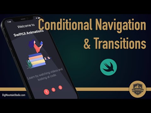 Onboarding - SwiftUI Conditional Navigation and Transition Animation thumbnail