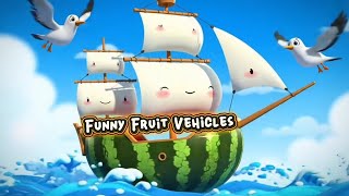 Download lagu Funny Fruit Vehicles @TinyBeatWheels #kidssongs #animated #songsforkids #3danimation mp3