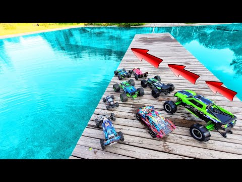 Which RC car drives best over water?