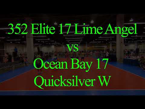 352 Elite 17 Lime Angel vs Ocean Bay 17 Quicksilver W