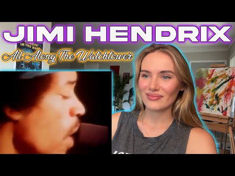 Jimi Hendrix-All Along The Watchtower!!!!  Russian Girl First Time Hearing!!