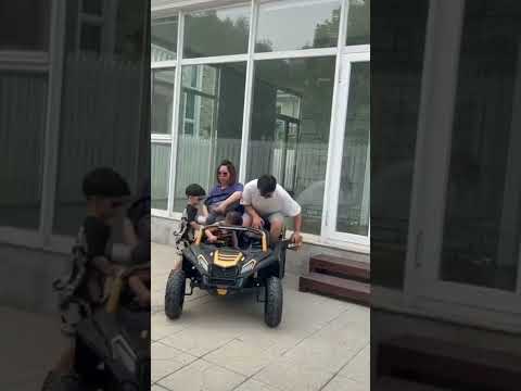 4 Seater Power Wheels Kids Ride On Car With Parental Remote Control