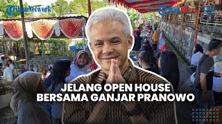Suasana Jelang Pembukaan Acara Open House Sesi Pertama bersama Gubernur Jawa Tengah Ganjar Pranowo