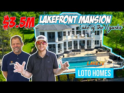$3.5 Million Lakefront Mansion at The Lake of the Ozarks