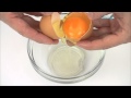 Как разделить яйцо на желток и белок. 