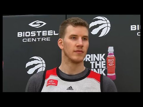 Raptors Practice: Jakob Poeltl - March 20, 2017