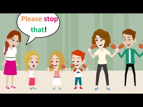 Please get out of my house, Lucas's family - Animated English Funny Story - Lucas English