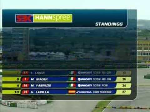 SBK 2008 - Valencia Race 1 Highlights