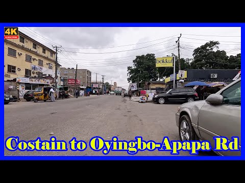 🇳🇬Costain to Oyingbo: --- Apapa Road in Stunning 4K Walk-Lagos-Nigeria.