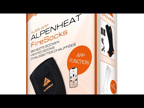 Alpenheat AJ26 FIRE SOCKS mit APP (deutsch) - Beheizte Socken - VERKAUFSVIDEO