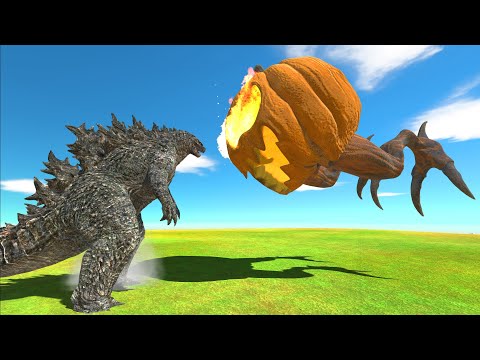 Godzilla 2021 vs Pumkin Lantern | Battle Simulation - Animal Revolt Battle Simulator
