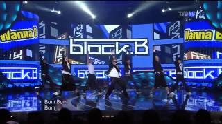 블락비 (Block B) - Wanna B (2011.05.08 인기가요)