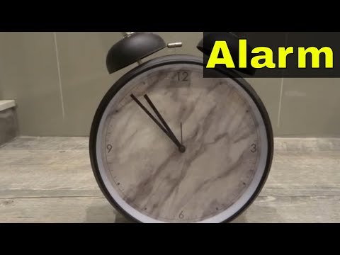 How To Set Alarm On Analog Clock Easily-Beginner Tutorial
