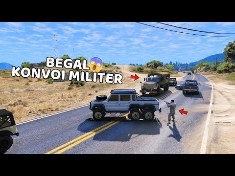 MISI NGEBEGAL KONVOI MILITER DI GTA 5 - GTA 5 STORY