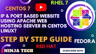 How to create IP and Port-based website using apache web hosting server in Centos 7 | 💯