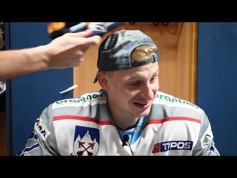 Dávid Bondra po zápase s MAC Budapešť (46. kolo)