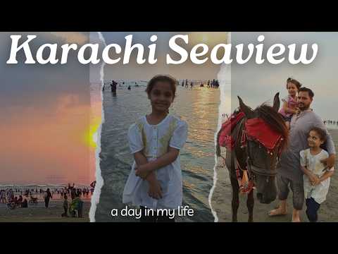 Minha ne first time Sea 🌊 View dekha | Khadija Karachi Seaview vlog