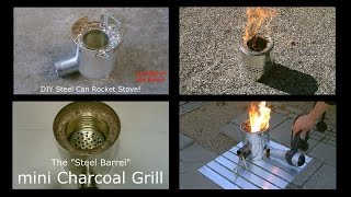 12 DIY Metal Can Stoves! - Rocket Stoves, BBQ Grills etc... (Compilation - My DIY Stoves) - Easy DIY