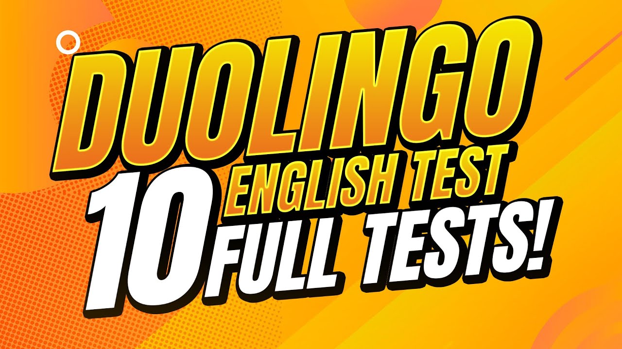 All the PRACTICE YOU NEED for the DUOLINGO ENGLISH TEST