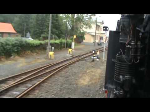 Mit 99 6001 der HSB von Hasselfelde nach Alexisbad (Selketalbahn), 27.06.09