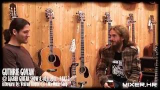 Guthrie Govan - Interview @ Zagreb Guitar Show - Part 2