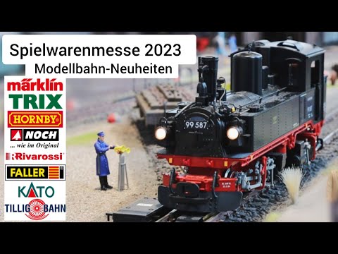 Spielwarenmesse 2023   Modellbahnneuheiten + Messeanlagen