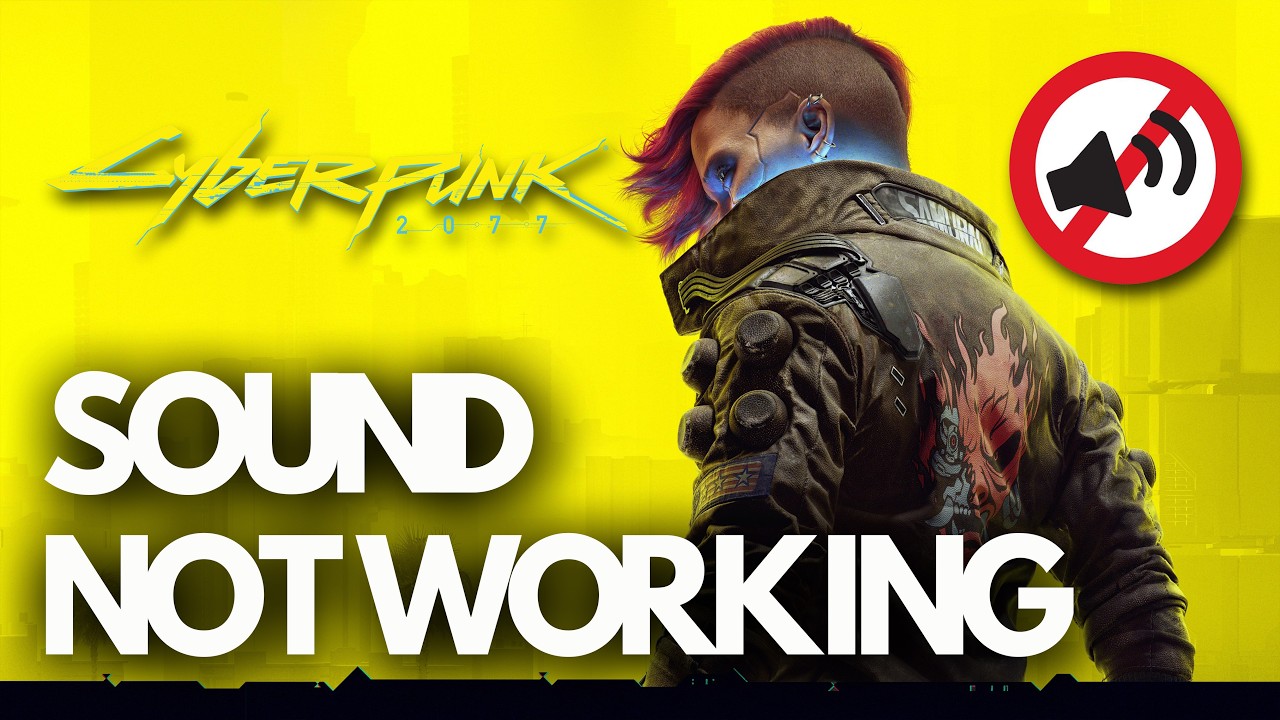Cyberpunk 2077: Audio Not Working, Crackling, Stutter,Muffled Sound🎧