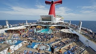 Carnival Sunshine Overview Part 2 - Serenity Retreat, Food, Pools & Water Slides, Guy's Burger Joint