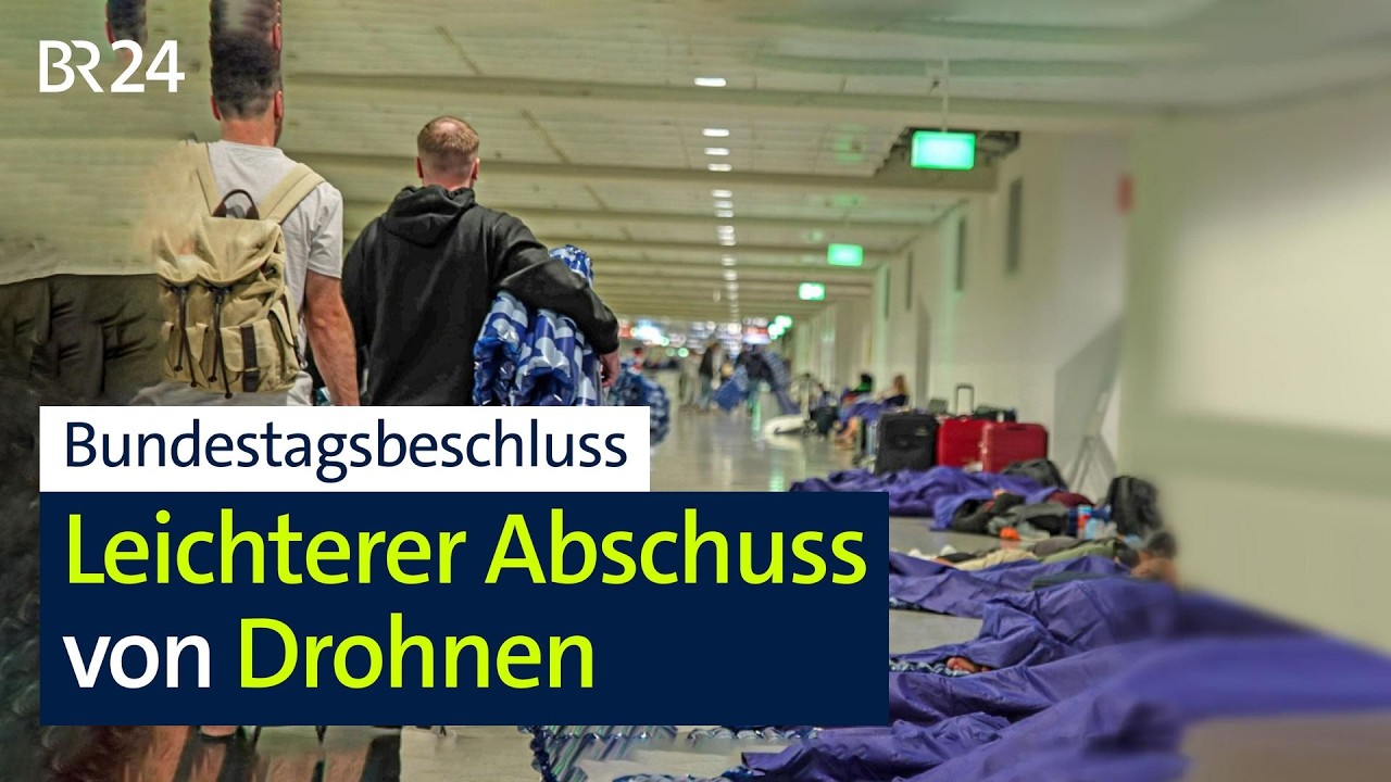 Bundestagsbeschluss: Leichterer Abschuss von Drohnen | BR24