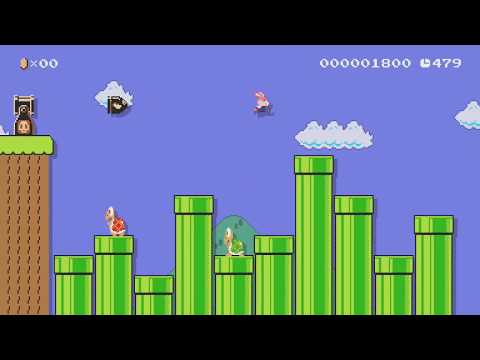 今日はバイト休みなので、思い切り遊んじゃおう! by りく - Super Mario Maker - No Commentary 1bp