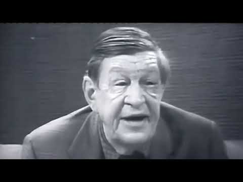W.H. Auden Reads from his Poem Doggerel by a Senior Citizen