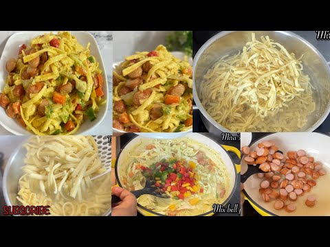 How to cook delicious shaved Spaetzle (geschabte Spätzle)#delicious #spaetzle #germany #viralvideo