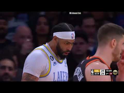 Anthony Davis 27 pts 9 reb 2 stl vs New York Knicks | 2023-01-31