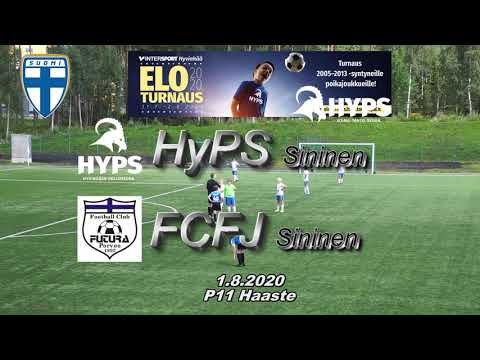 Intersport P11 Eloturnaus HyPS Sininen - FCFJ Sininen 1.8.2020