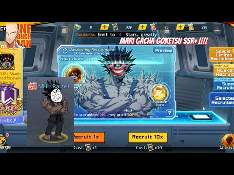 GACHA GOKETSU SSR+, GAS A2?? 👊👊👊 | One Punch Man The Strongest Indonesia