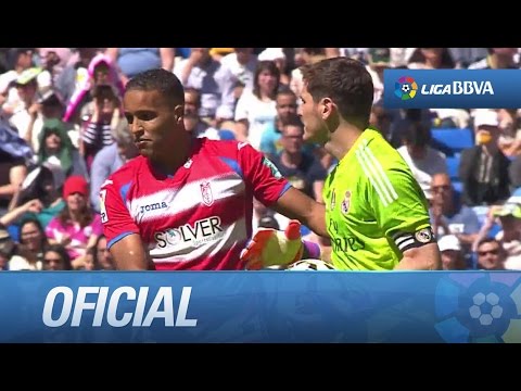 Disparo de Rochina que atrapa Casillas en dos tiempos