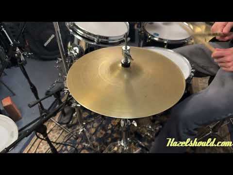 THIN TOP Vintage Zildjian New Beat 14” Hihats ONLY 840 g Over 1253 g Light Dry Complex Amazing image 6