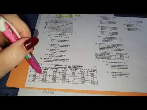 WISKUNDE GELETTERDHEID GRAAD 11: 12 Augustus 2020 - periode 4 (12114)